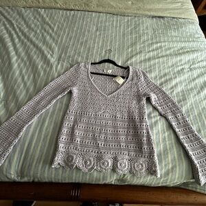 NWT Hollister light purple sweater